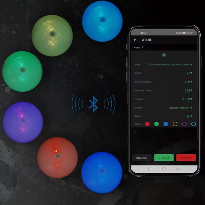 Intelligent Training Lights Ball App Control Reaction Training Balls for Athletes Training