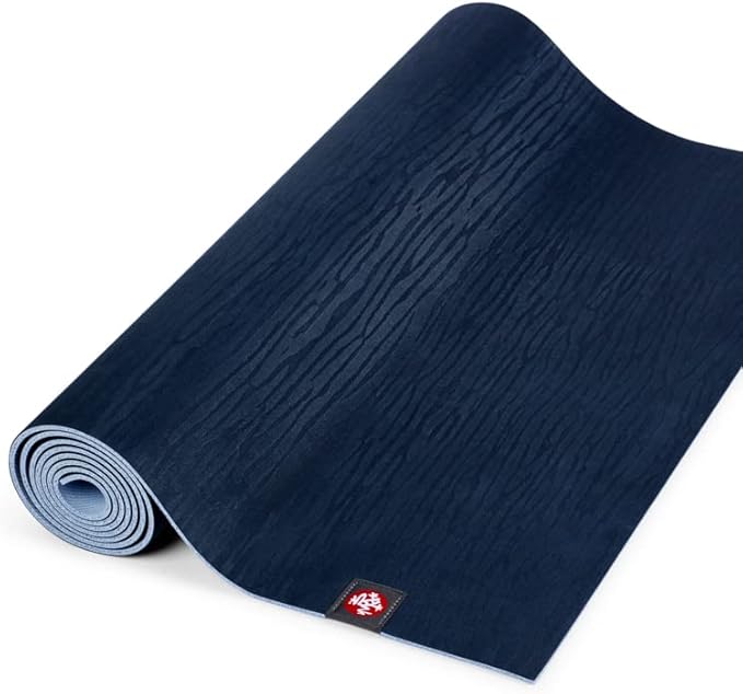Manduka eKOLite Yoga Mat - 4mm Natural Rubber | Eco-Friendly | Soft Textured Surface | Natural Next-to-Skin Feel