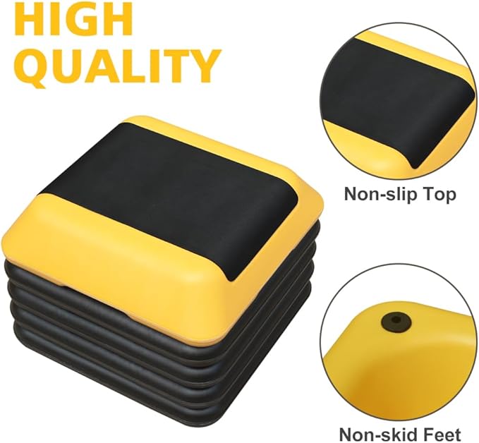 Adjustable Aerobic Step Platform with Non-Slip Surface for Cardio, HIIT, and Strength Training at Home or Gym