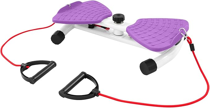 Waist Twister Machine Exercise, Adjustable Exercise Twist Board Twist Board for Exercise, Noiseless Ab Twister for Home Gym Equipment, Anti-Slip Home Gym Workout Equipment for Women Belly Fat