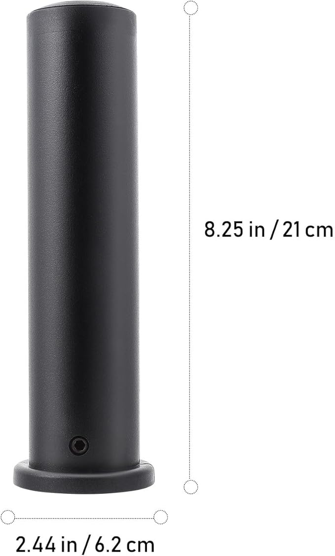PartyKindom Barbell Sleeve Attachment Pp Plastic Flat Head Handle Grip 50mm X 200mm Anti-Slide Barbell Handlebar Cover for Strength Training Fitness Equipment