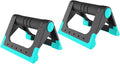 Artibetter Push-up Bars and Push-up Bracket Set, Blue Indoor Exercise Equipment, Non-slip Fitness Apparatus for Home Strength Training and Calisthenics
