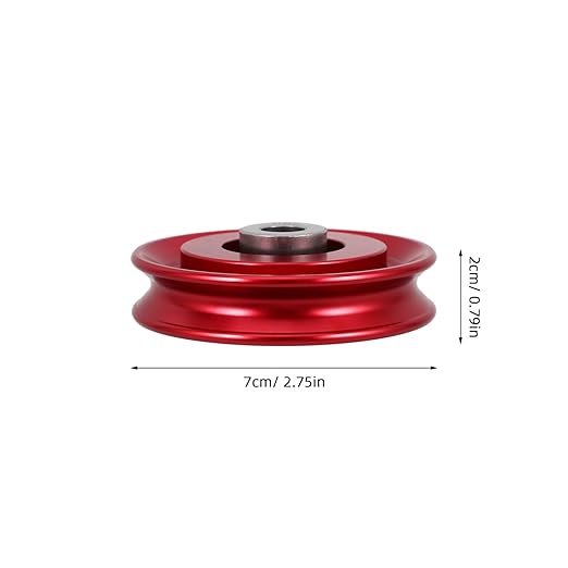 Aluminum Alloy Fitness Pulley for Home Gym Equipment Weight Lifting and Strength Training Cable Attachments with Bearings for Smooth Operation