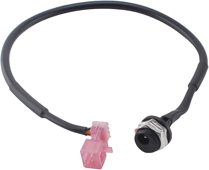 290160 DC Power Jack Wire Harness, Compatible with NordicTrack, ProForm, FreeMotion, Epic Elliptical Machines – Replaces Lower Power Port Connector, 11.8in Cable
