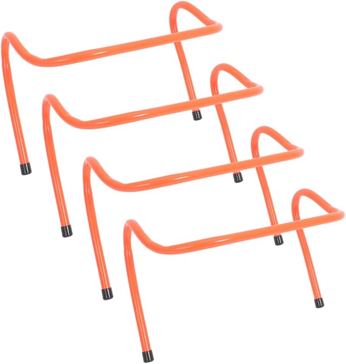 VICASKY 4 Pcs Plastic Agility Speed Hurdles 15cm for Soccer Training and Youth Sports Conditioning Equipment