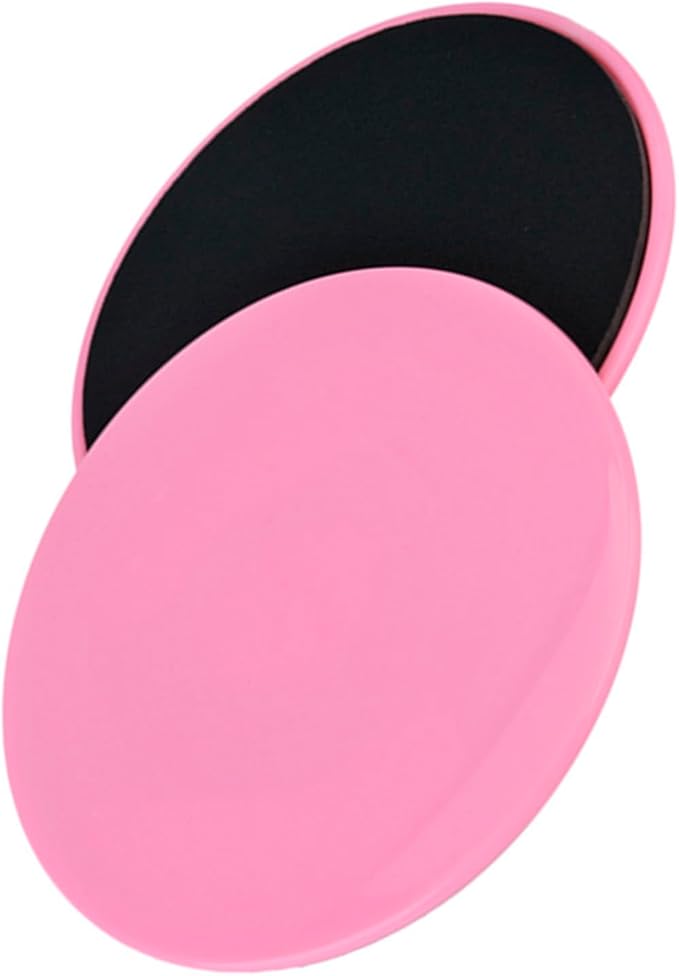 Core Exercise Discs, 2 Pack Pink Sliding Fitness Sliders for Home Gym, Yoga, Pilates, Cross Training, Physical Therapy