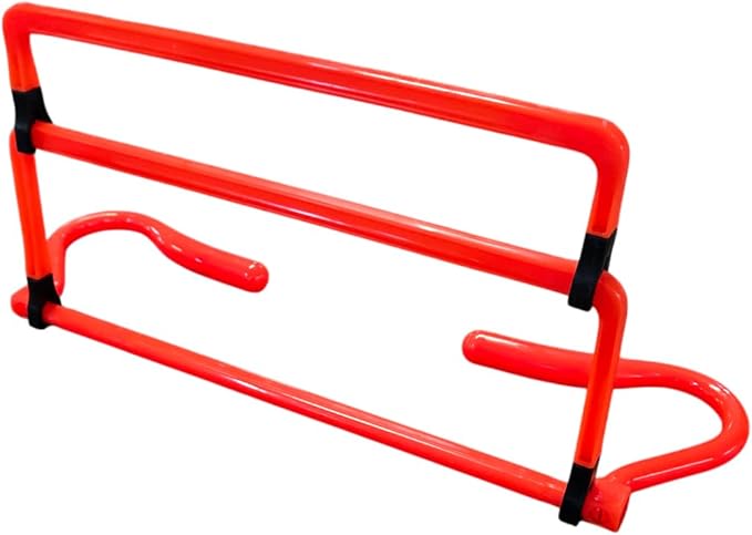 Adjustable Agility Training Hurdles, 5 Height Speed & Jump Hurdles, Portable Sports Equipment for Soccer, Football, Basketball, Kids & Athletes