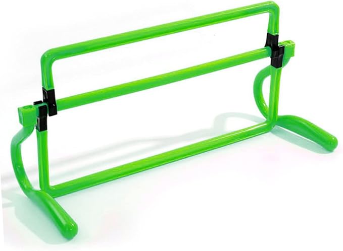 Removable Agility Hurdles for Soccer Training Detachable Exercise Barriers for Use for Football Drills and Speed Training Green Color