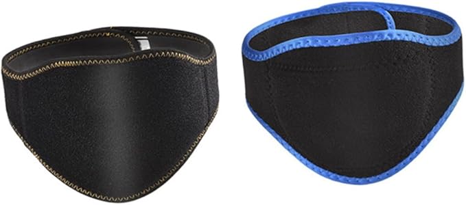 FRCOLOR Self Heating Neck Massager Band Magnetic Therapy Neck Guard for Relief Relaxation Portable Lightweight for Home Outdoor Use Black