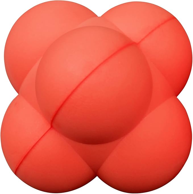 Uncoated Foam Reaction Ball, Red