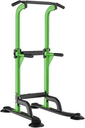 SogesHome Power Tower Pull Up Bar and Dip Station, Height Adjustable Dip Stand Exercise Machine for Home Gym, Multi-Functional Free Standing Strength Training Fitness Workout Station