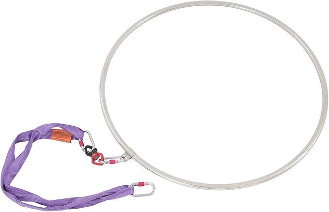 Aerial Hoop Set 33.5" Aerial Lyra Hoop Professional Circus Fitness with Complete Rigging Hardware Kit Acrobatics Equipment Hanging Rings for Home Yoga Dance Sling Kit