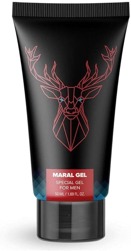 Irvy 2in1 Titan Gel Gold + Maral Power Gel for Male Energy Performance, Extra Strength Massage Cream for Men