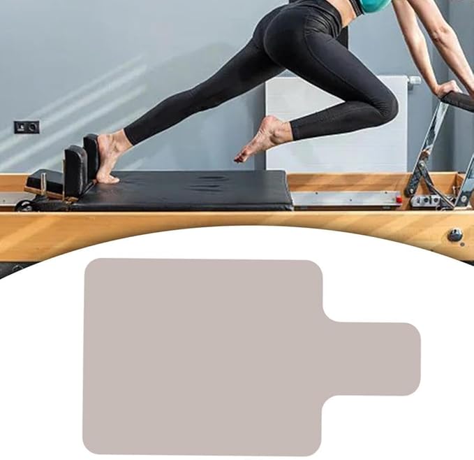 Pilates Mat for Reformer Portable 39 X 24inch Nonslip Cover Suede Cloth Rubber Lightweight Fitness Gym Travel Gym Accessories