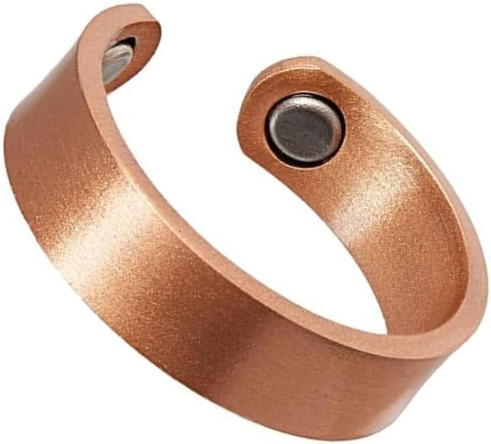 The Original Pure Copper Ultra Strength Magnetic Field Ring for Men & Women | Magnetic Therapy Ring