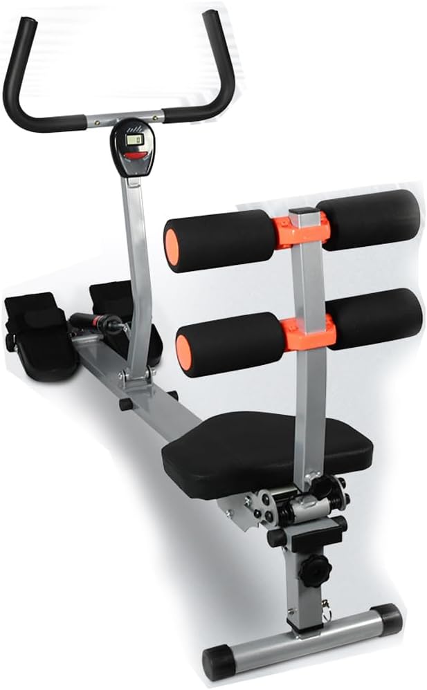 Rowing Machines for Home Use Adjustable Magnetic Resistance Rowing Machine – Foldable and Compact Row Machine Rower with Adjustable Resistance, Hyper-Quiet Rower Machine Supports 300Lbs