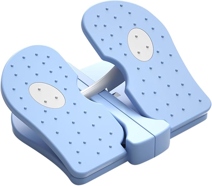 Foldable Stepper for Under Desk, Small Stepper Portable Foot Pedal Exercise Machine, Simple Leg Exerciser While Sitting, Help Leg Muscles Training