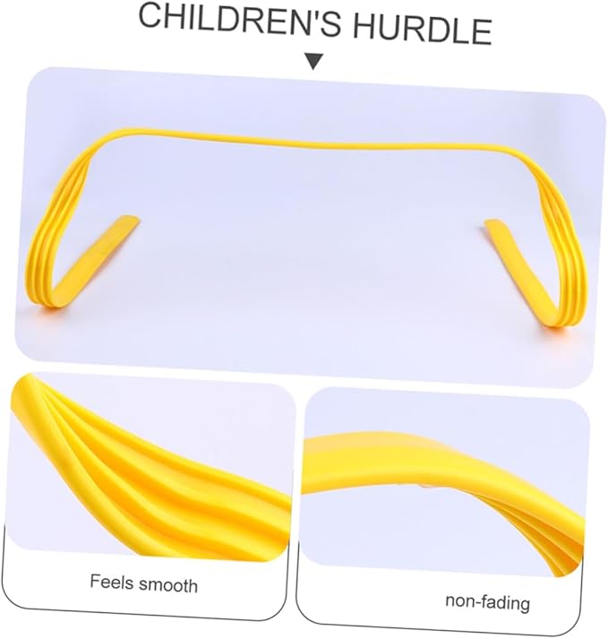 KESYOO 4Pcs Soccer Training Equipment Durable Speed Hurdles for Agility and Footwork Skills Development Weatherproof Pe Material High for Sports Training and Practice