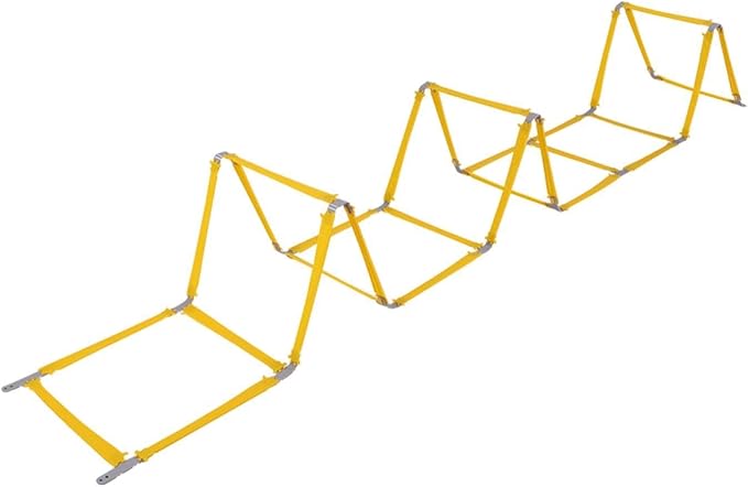Agility Ladder Soccer Speed Ladder Folding Workout Ladder for Kids Teens Adults Agility Training Equipment Jumping Obstacles