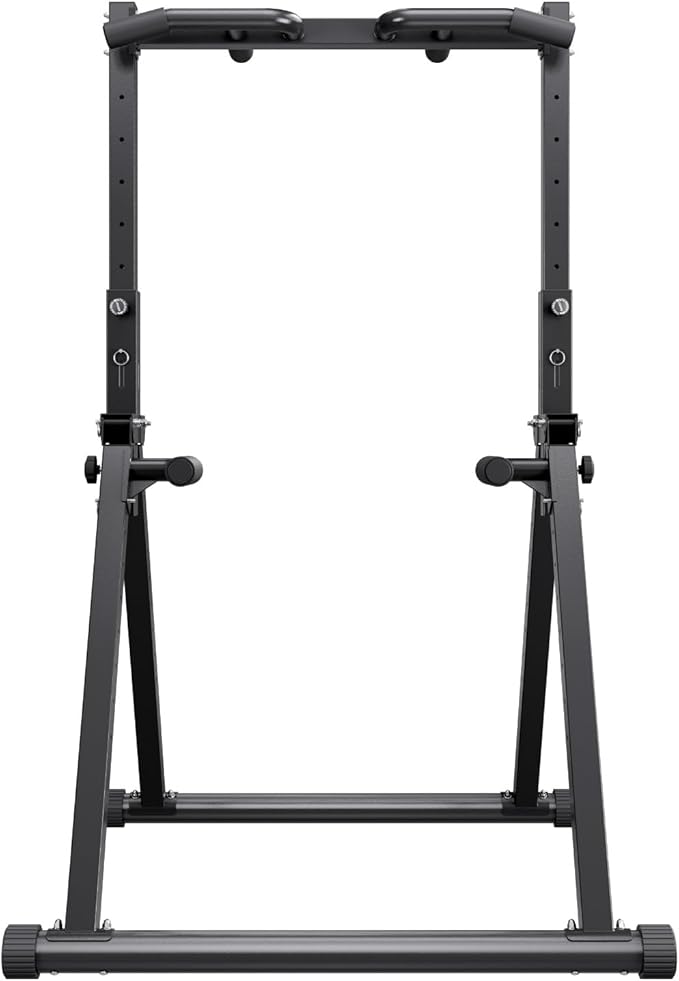 VEVOR Pull Up Bar, 330LBS Capacity Portable Pullup Bar Station, Pullup Bars Free Standing with Triangular Structure & Heavy-Duty Steel Tube, 9 Level Height Adjustment Gravity Fitness for Arms, Back