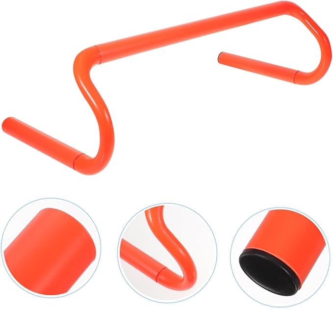 Zerodeko 4pcs Athletic Hurdles Lightweight Portable Preschool Training Equipment for Agility Speed Coordination Development Indoor Outdoor Use