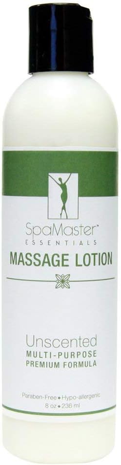 Master Massage Unscented Massage Lotion 8oz Oz Bottle