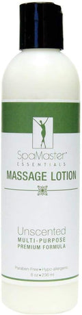 Master Massage Unscented Massage Lotion 8oz Oz Bottle