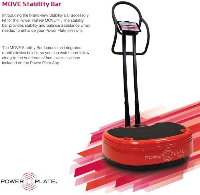 Power Plate Stability Bar for use with The Power Plate Move Vibration Platform to add Extra Stability & Security (Move Sold Separately)