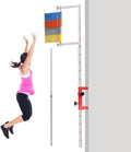 Wall Mounted Vertical Jump Measurement Tool, Adjustable Height Vertical Jump Measuring Device, 27.5"-47" Wall Mounted Vertical Jump Trainer,Used for Basketball and Volleyball High (a)