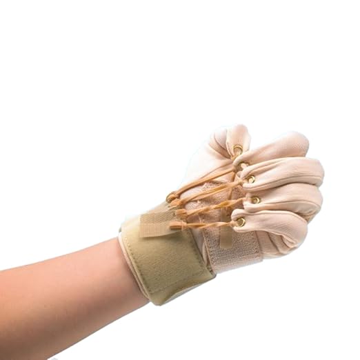 Sammons Preston Traction Exercise Glove, Hand and Finger Strengthening Glove for Joint Flexion, Hand Exerciser for Therapy, Recovery, and Rehabilitation, Left, Large/Extra Large