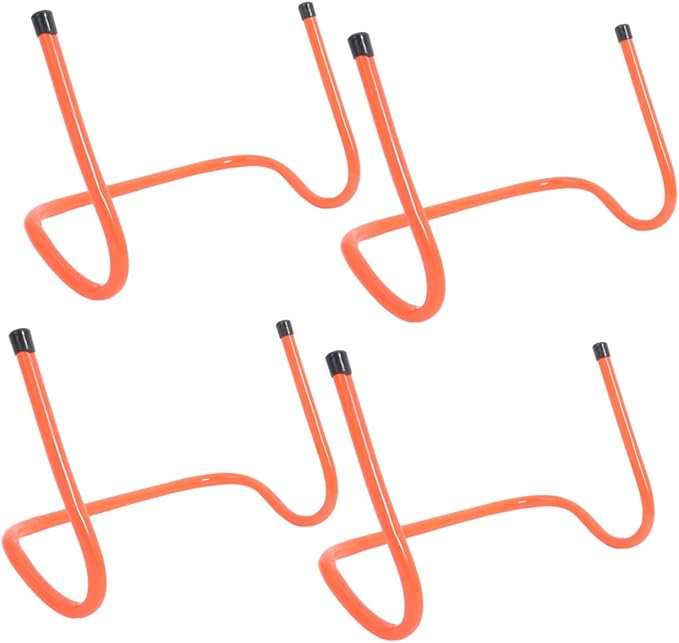 4pcs Boys and Girls Training Hurdles Plastic Agility Hurdles for Soccer Football Speed Agility and Footwork Skills Height