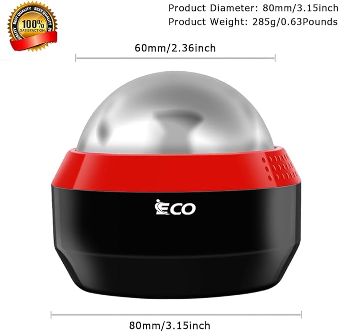 iECO Cold Massage Roller Ball - Ice Roller Ball for Muscles Deep Tissue, Cold & Heat Therapy, Plantar Fasciitis Roller