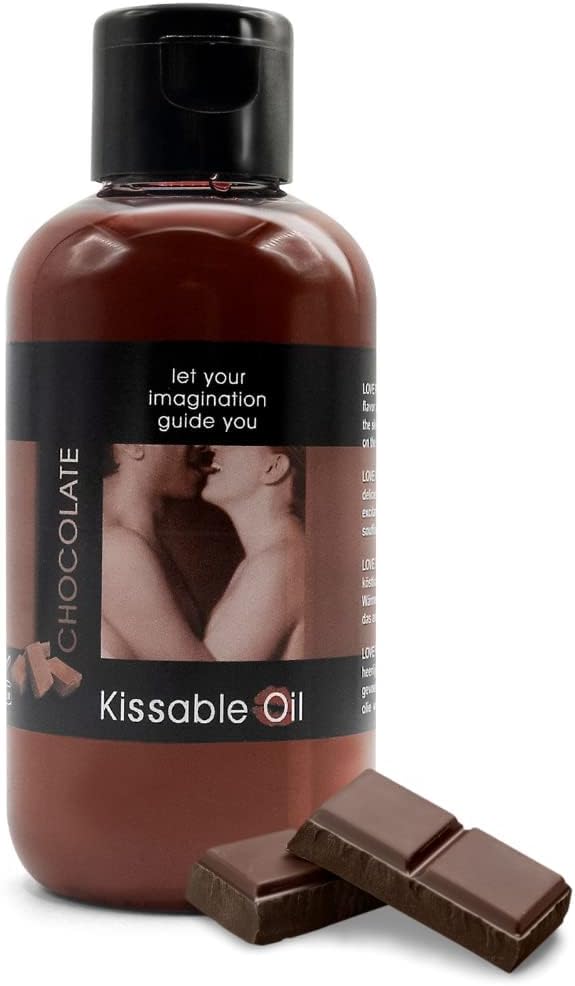LOVE PLAY Sensual Body Oil for Couples – Edible & Deliciously Scented for Date Night – Aromatherapy Oil for Intimate Moments, Enhanced Stimulation, and Luxurious Hydration – Great Gift for Romance