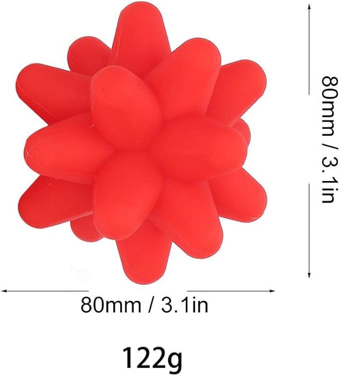 Brrnoo Silicone Massage Ball, Ball for Trigger Point Massage - Deep Tissue Massager for Myofascial Release - Mobility Ball for Exercise & Recovery, Foot Acupoint Trigger Point Massage