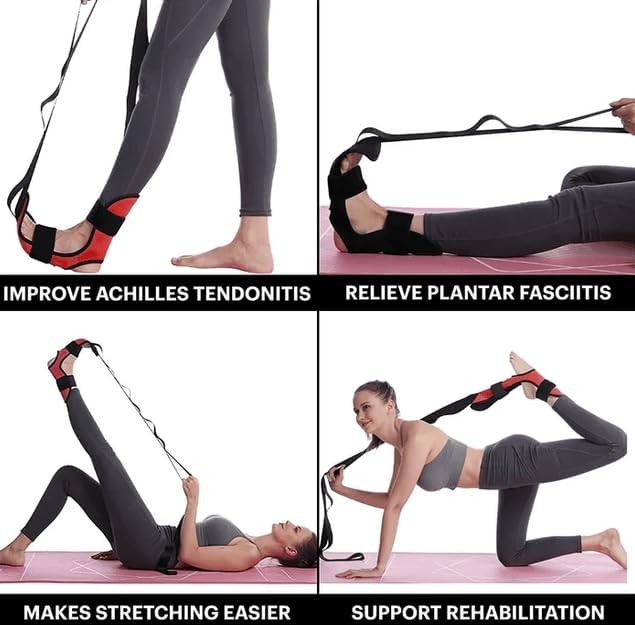 Izzila Stretching Strap with Loops and Detachable Foot