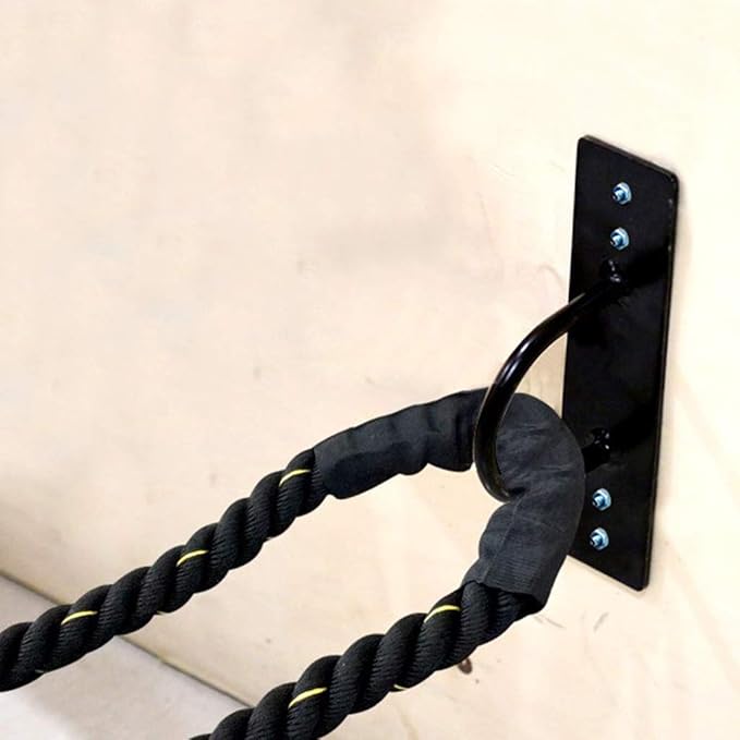 U/ D Suspension Ceiling Anchor Wall Mount Trainer Bracket for Yoga Swings Hammock Battle Rope Black