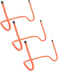 Homoyoyo Agility Hurdles 3pcs 15cm Plastic Speed Hurdles Soccer Training Equipment for Youth Sports and Football Practice