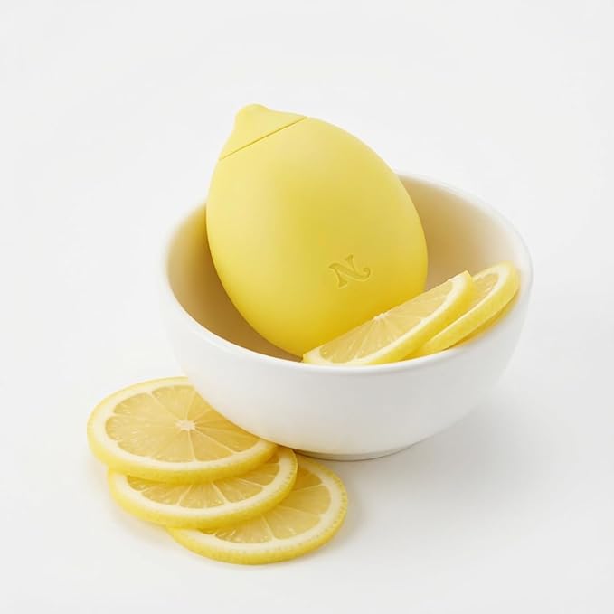 Nancy Hello Lemon Personal Massager for Women, Handheld Air Pulse Massager with 12 Modes, Rechargeable Discreet Wellness Device for Relaxation and Stress Relief