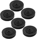 6pcs Gym Pulley System for Weight Lifting Exercise Cable Attachment Bearing Wheels Fitness Equipment Accessory for Strength Training and Workout
