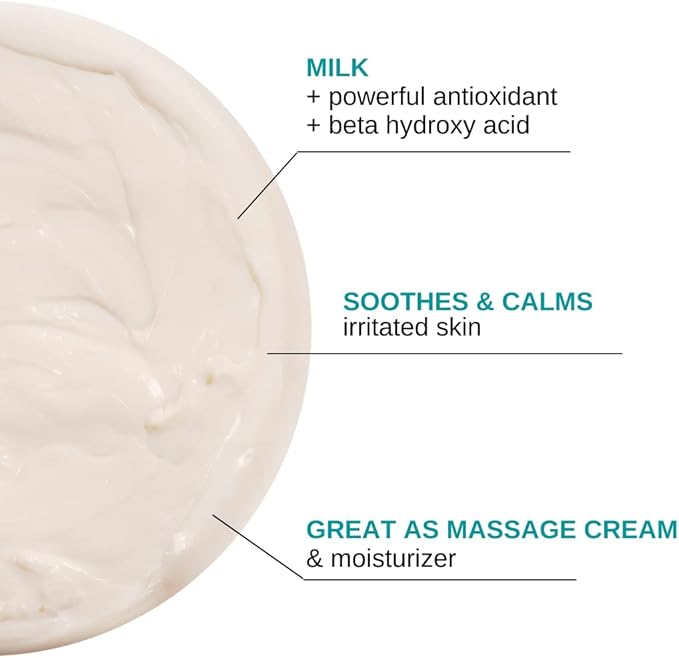 BODIPURE Silky Milk Massage Cream - Ultra Hydrating, and Protein Rich Formula - Perfect for Professional Muscle, and Joint Massage, 8.46 Ounce