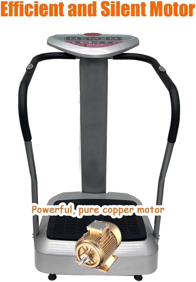 200W Whole Body Vibration Platform, Vibration Plate Exercise Machine, 99 Speed Levels Platform, Training Fitness Vibration Platform Machine Load 330lb for Home Gym