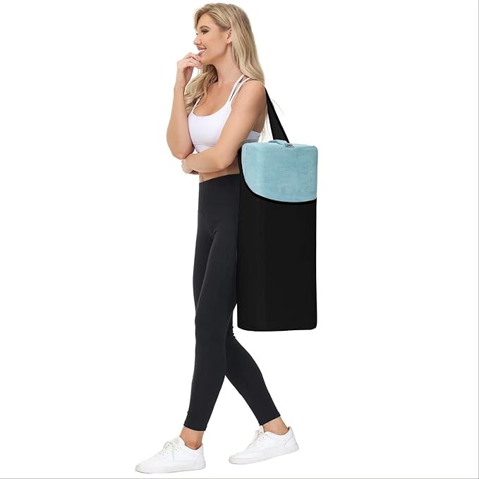 NGT new guide steps Yoga Bolster Pillow Bag Yoga Mat Bag Large Size with Pockets Rainproof Environmental Friendly Yoga Strap Bag for Women