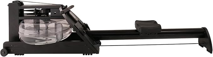 WaterRower Hybrid BLE Shadow Rowing Machine | Wood & Aluminium Water Resistance Rower with Bluetooth Monitor for Connected Cardio & Strength Training
