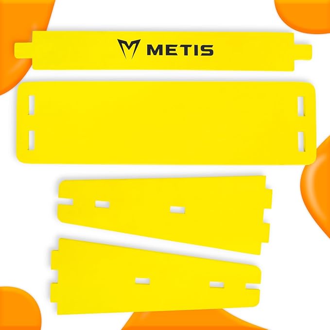 FORZA METIS Junior Foam Hurdles [Set of 4] – Adjustable Speed Training Hurdles for Young Athletes – Choice of 4 Vibrant Colors
