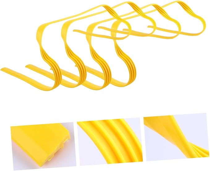 balacoo 4Pcs Agility Hurdles Training Equipment for Football Speed Training Barriers for Youth Soccer Drills and Footwork Skills Development