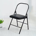Pilates Yoga Chair,Iyengar Auxiliary Chair,Yoga Chair Reinforced Yoga Special Auxiliary Chair Folding Chair Seat Solid Anti-Slip Black,Black