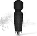 Handheld Relaxation Massager to Relief Whole Body Muscle Tension and Promote Relaxation, 20-Modes & 8-speeds, Pale Black