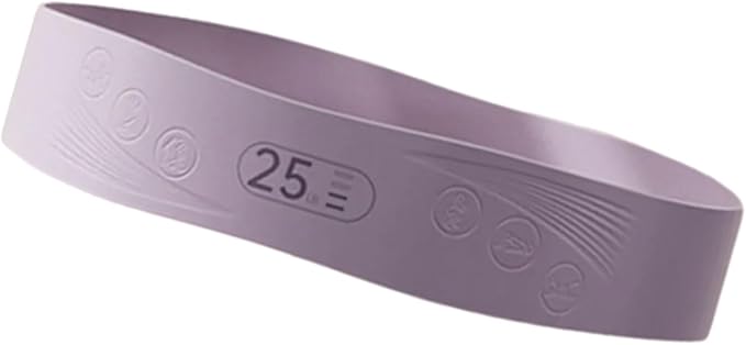 Exercise Strap for Pilates High Elastic Silicones Band Printed Movement Guide Wide Multiple Color Strength Option Printed Exe