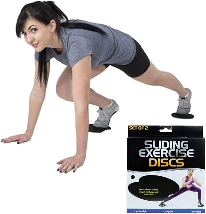 Sliding Exercise Discs Tone or Strengthen for Core and AB Workout Sliders Sport Full Body Workout