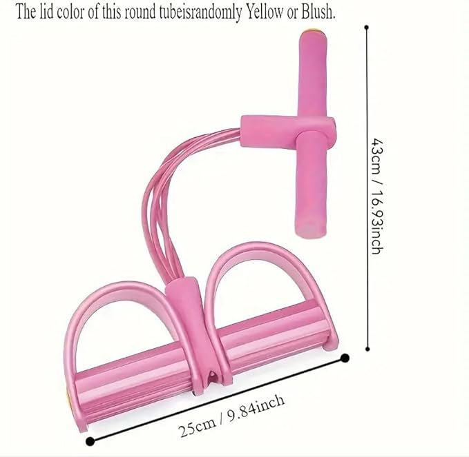 2026 New 8-Tube Pedal Resistance Device - Detachable and Adjustable Pedal Resistance Device, 21 Fitness Resistances Bands, Stretching Workout Fitness Bands for Full Body Exercise